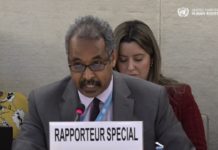 Report of the UN Special Rapporteur on the situation of human rights in Eritrea